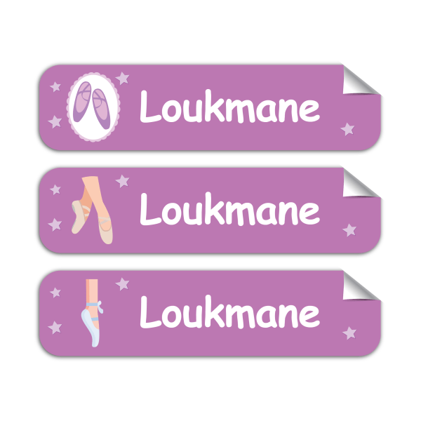 Ballet-Pack of 30 Large Waterproof Labels