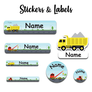 Heavy-Duty Truck-Value pack of 107 labels