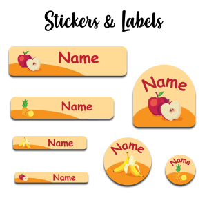 Yummy Fruits-Value pack of 107 labels