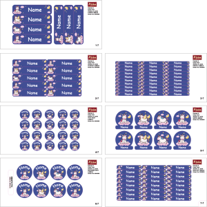 Cute Unicorn - Value pack of 107 labels 4 MLL202406VP1070032 3
