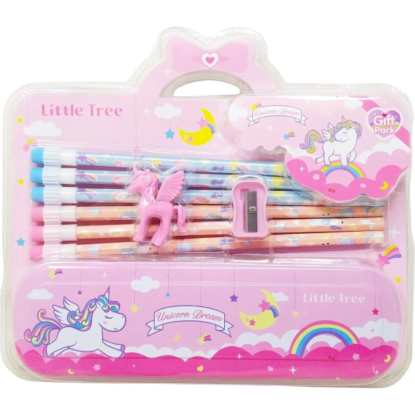 UnicornThemed Stationary Combo Sets for Girls | Stationary Gift Sets (Pink)