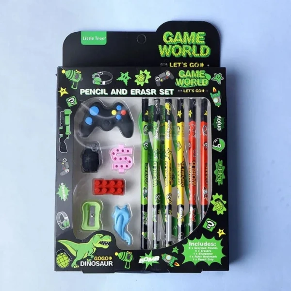 Game World - Pencil and Eraser S​et for Kids