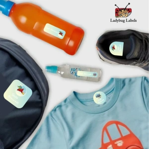 Bubble Hippo -Pack of 30 Classic Waterproof Labels 4 LBL202406PKCL30008 3