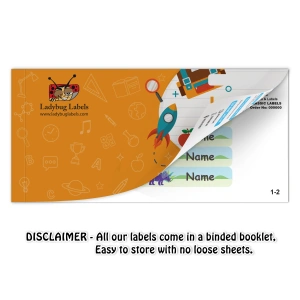 Leafy Duck -Pack of 30 Classic Waterproof Labels 6 LBL202406PKCL30017 5