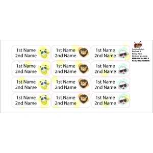 Sheep in Glasses -Pack of 30 Classic Waterproof Labels 3 LBL202406PKCL30038 2