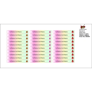 Kiwi Cupcake-Pack of 30 Pencil Waterproof Labels 3 LBL202406PKPL300022 2