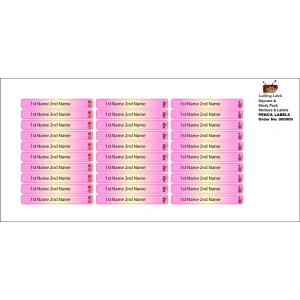 Tiara Giraffe-Pack of 30 Pencil Waterproof Labels 3 LBL202406PKPL300034 2