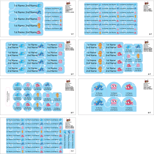 Shy Shark-Value Pack of 111 labels 3 LBL202406VP111029 2