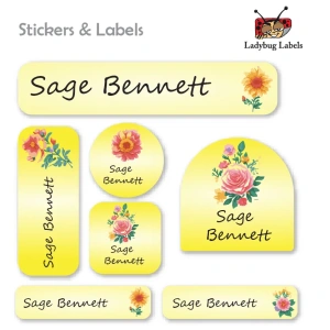 Vintage Flower-Value Pack of 111 labels 4 LBL202406VP111030 3