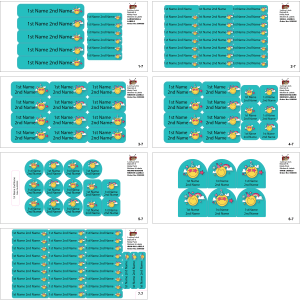 Birthday Smiley-Value Pack of 111 labels 3 LBL202406VP111056 2