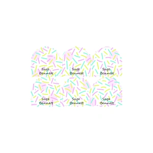 White Confetti -pack of 12 3 shoe Label 043 V2 01