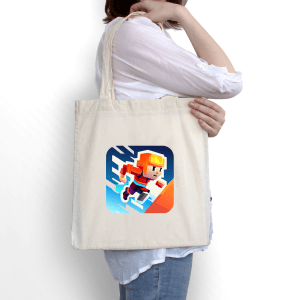 Ajooba Canvas Bag-Running Lego 4 AJ202501TB1120