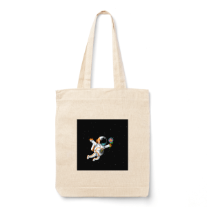 Astronaut and Flower