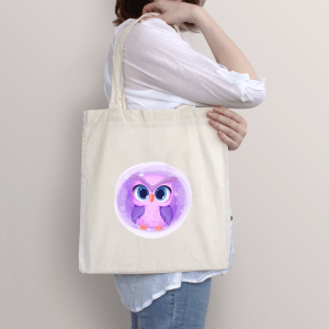 Ajooba Canvas Bag-Owl 2 AJ202501TB1189