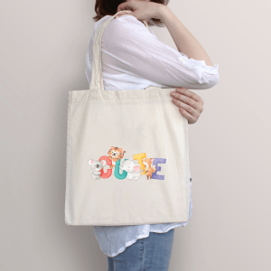 Ajooba Canvas Bag-Cute Animals 2 AJ202501TB1195