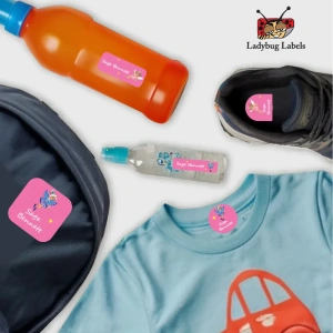 Little Fairy-Pack of 50 Round Waterproof Labels 4 LBL202406PKRL30005 3