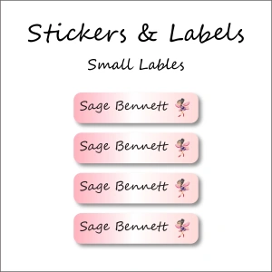 Flying Fairy-Pack of 30 Small Waterproof Labels 2 LBL202406PKSML30010 1