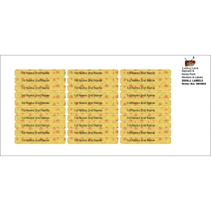 Brown Tiger-Pack of 30 Small Waterproof Labels 3 LBL202406PKSML30019 2