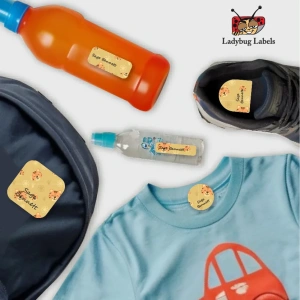 Brown Tiger-Pack of 30 Small Waterproof Labels 4 LBL202406PKSML30019 3