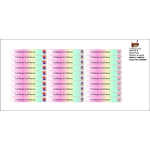 Sleepy Dog-Pack of 30 Small Waterproof Labels 3 LBL202406PKSML30024 2