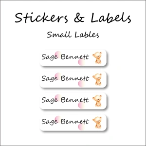 Pool Ready Bear-Pack of 30 Small Waterproof Labels 2 LBL202406PKSML30028 1