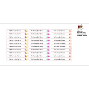 Love Birds-Pack of 30 Small Waterproof Labels 3 LBL202406PKSML30035 2