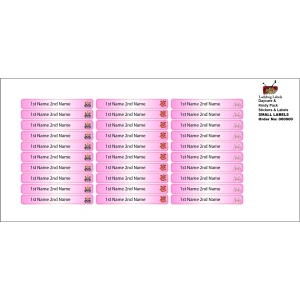 Bee and Bear-Pack of 30 Small Waterproof Labels 3 LBL202406PKSML30040 2