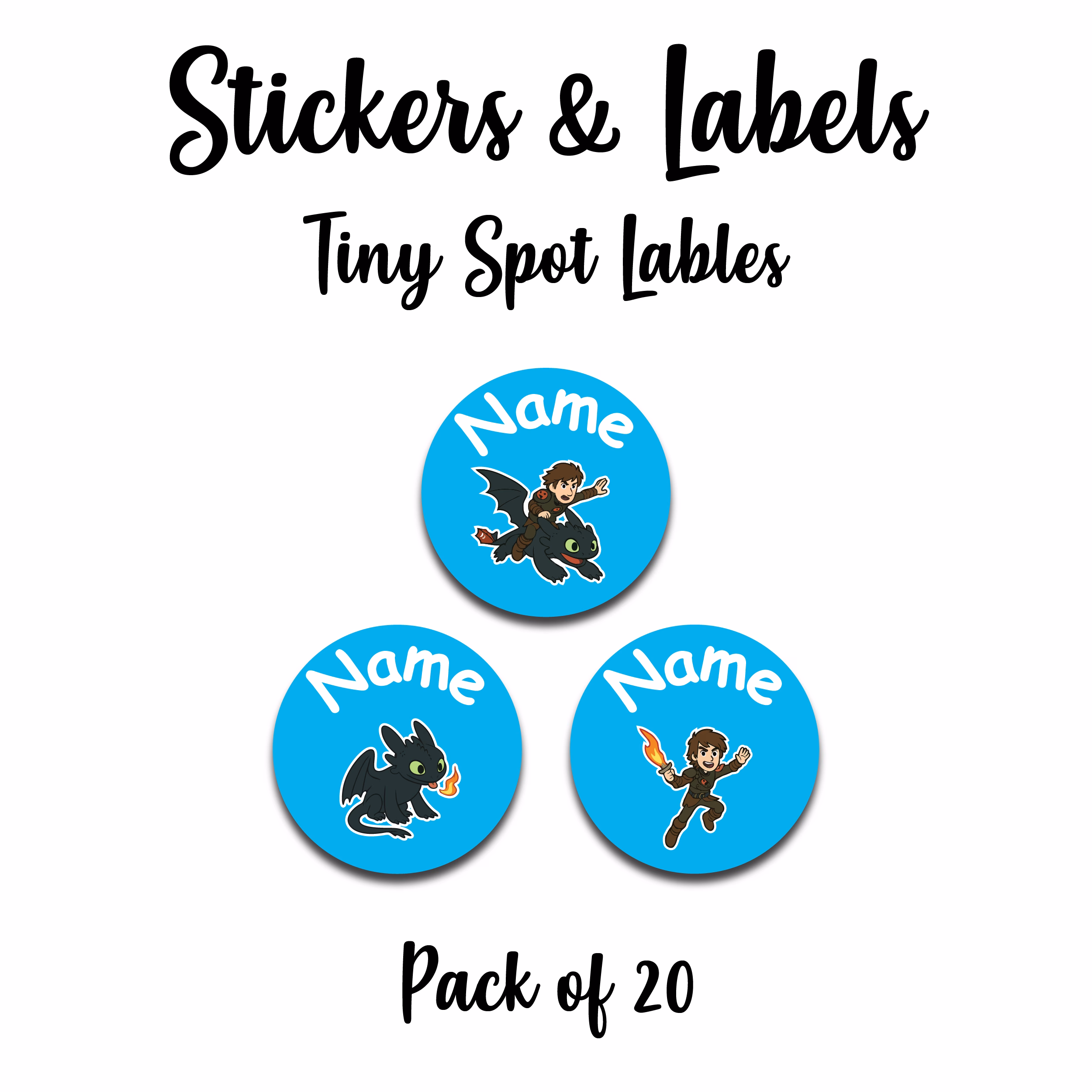 Dragon Sticker Blue