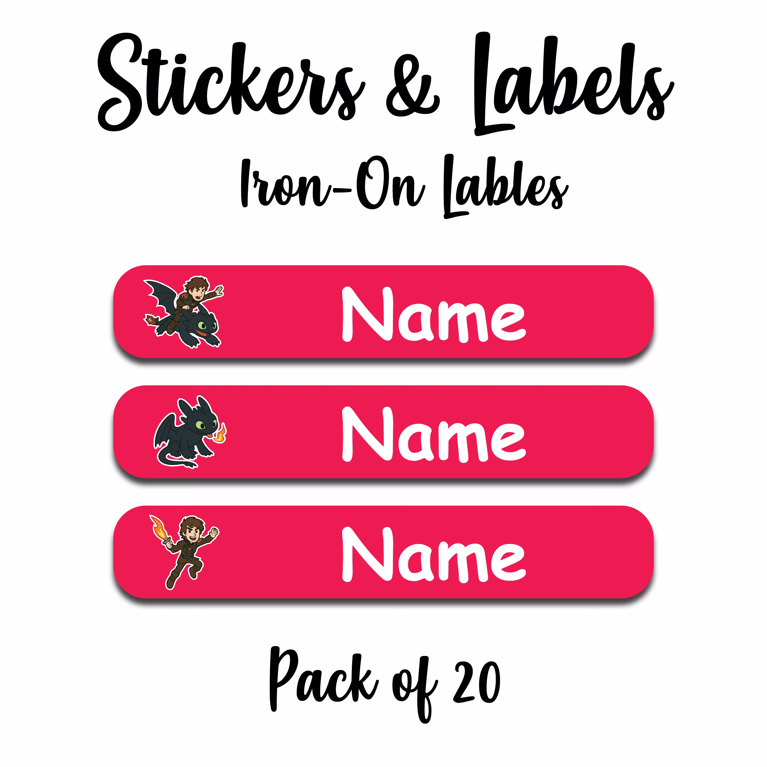 Dragon Sticker-Red