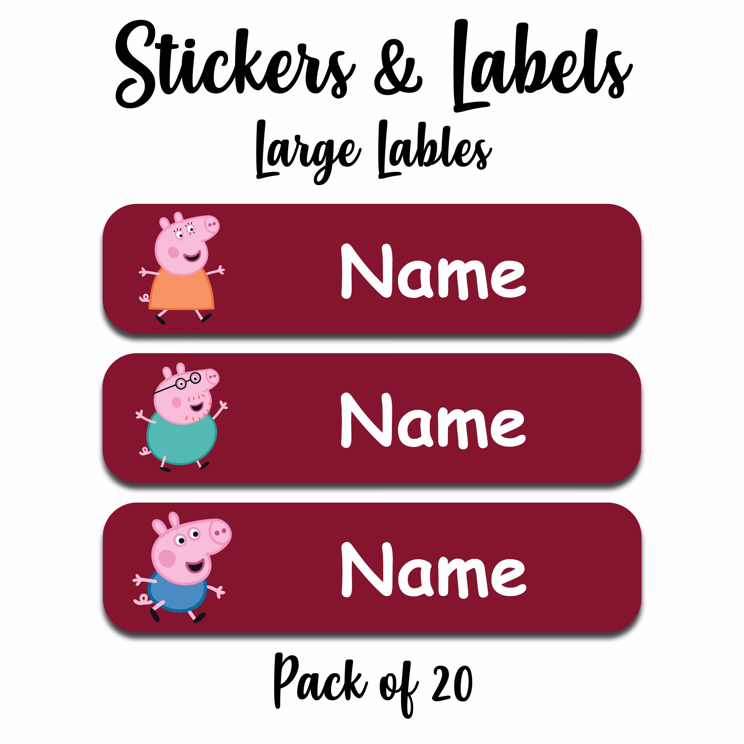Pig Girl Maroon