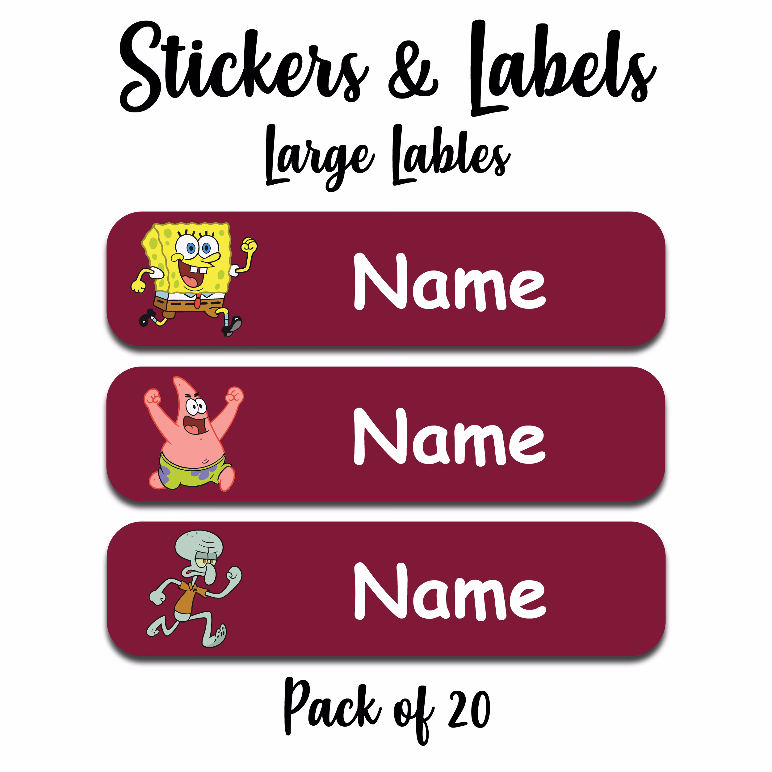 Funny Face Yellow Sponge Maroon